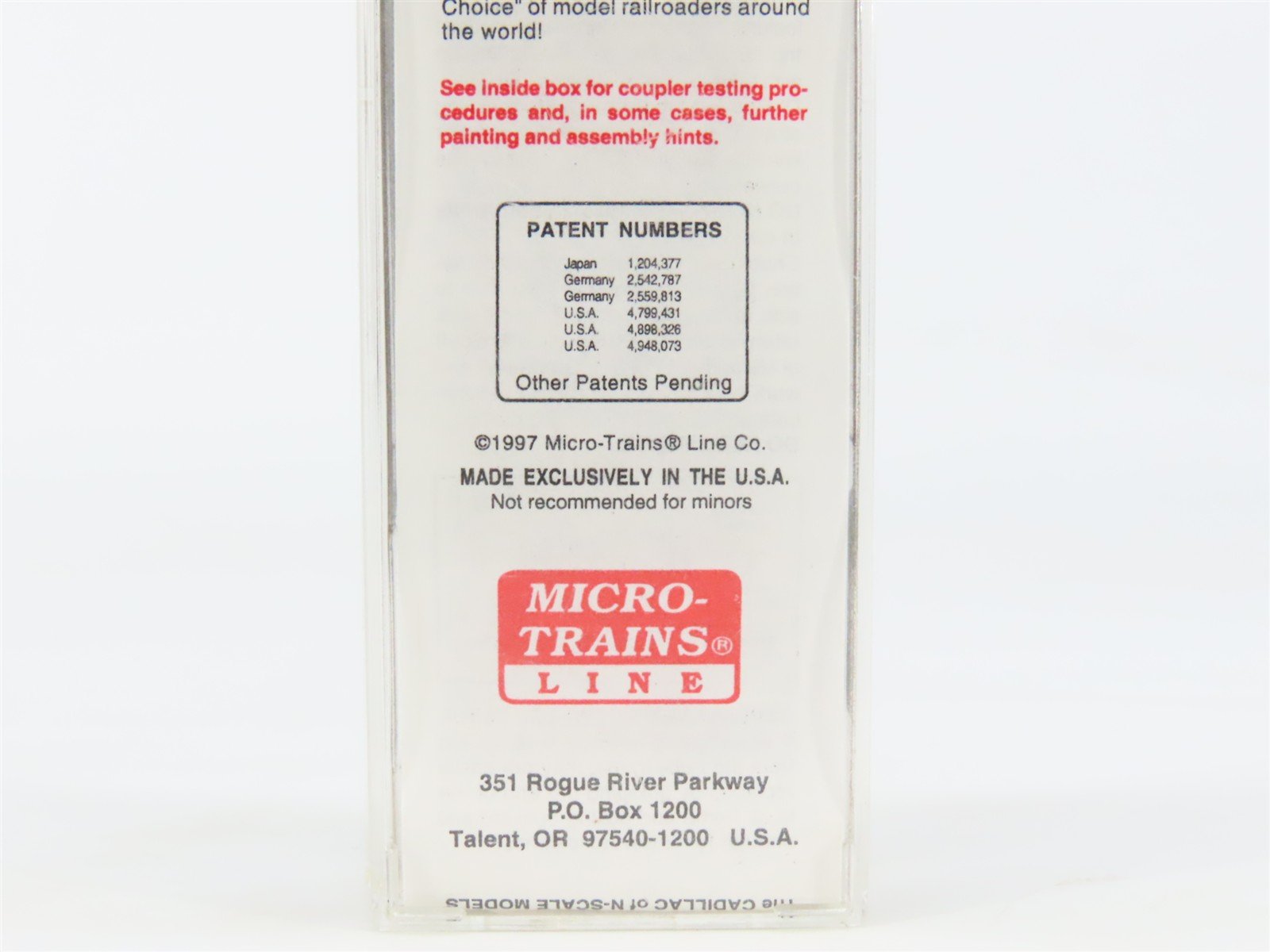 N Scale Micro-Trains MTL 32350 SFRB Santa Fe 50' Plug Door Box Car #6572