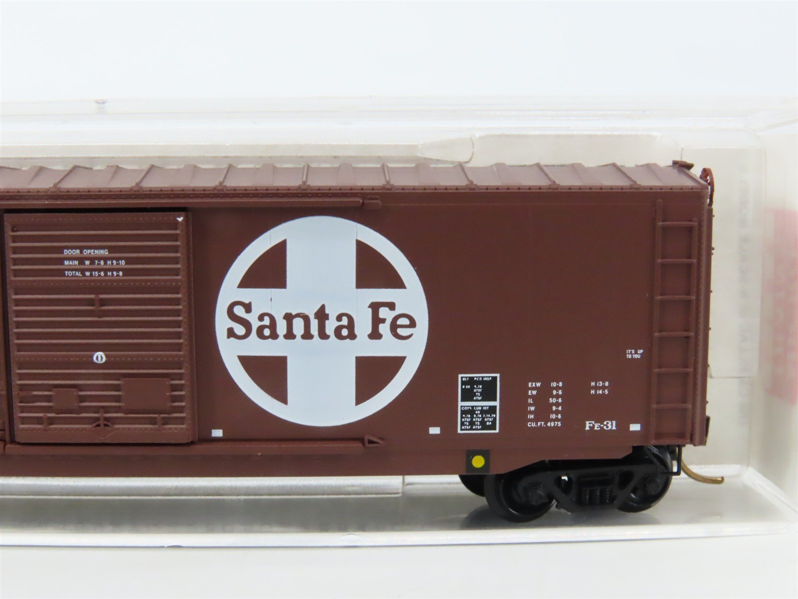 N Scale Micro-Trains MTL 76030 ATSF Santa Fe Railroad 50' Box Car #49633