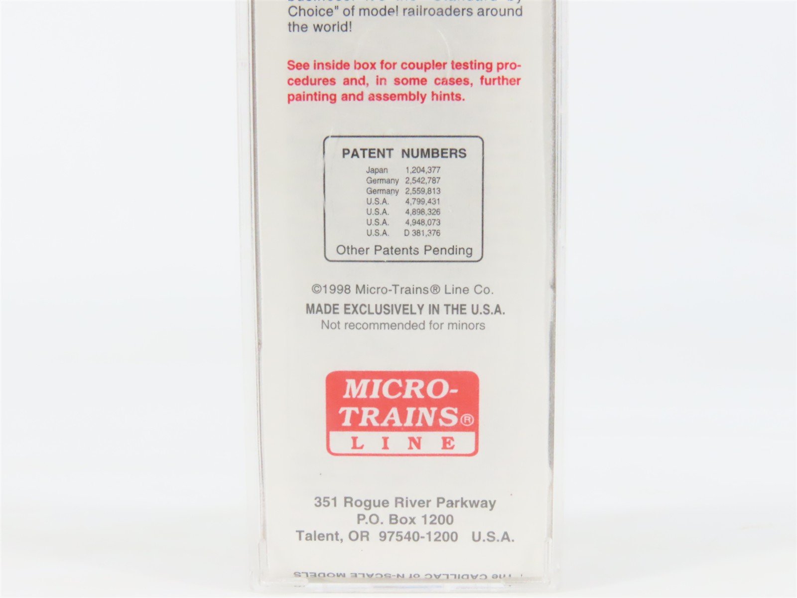 N Scale Micro-Trains MTL 76030 ATSF Santa Fe Railroad 50' Box Car #49633