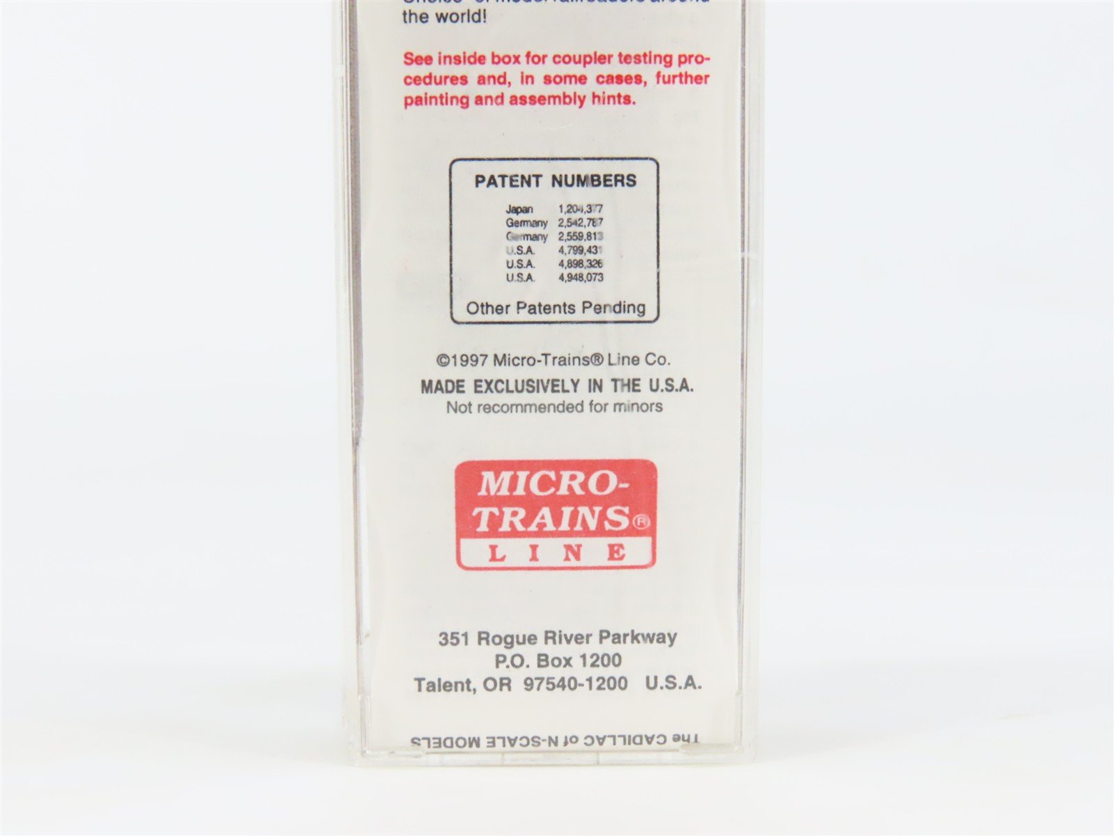 N Scale Micro-Trains MTL 78030 UP Union Pacific 50' Automobile Box Car #161100