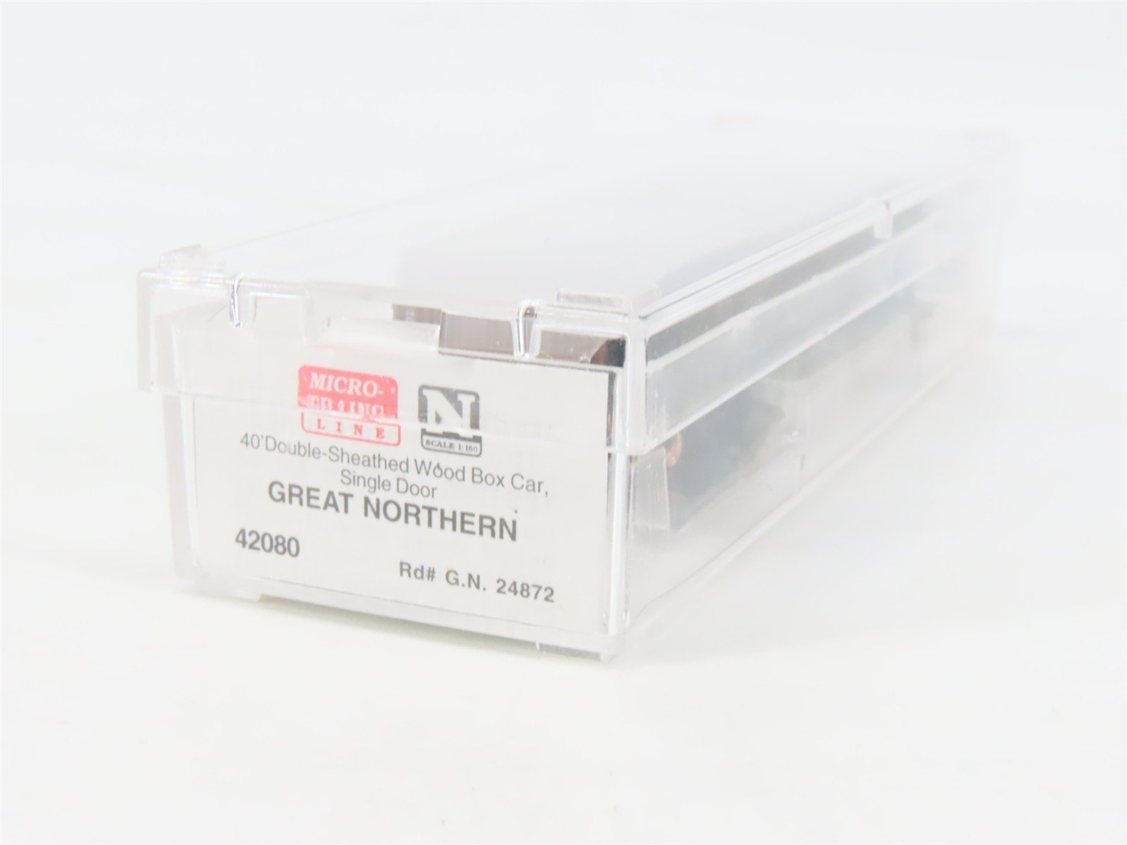 N Scale Micro-Trains MTL 42080 GN Great Northern 40' Single Door Box Car #24872