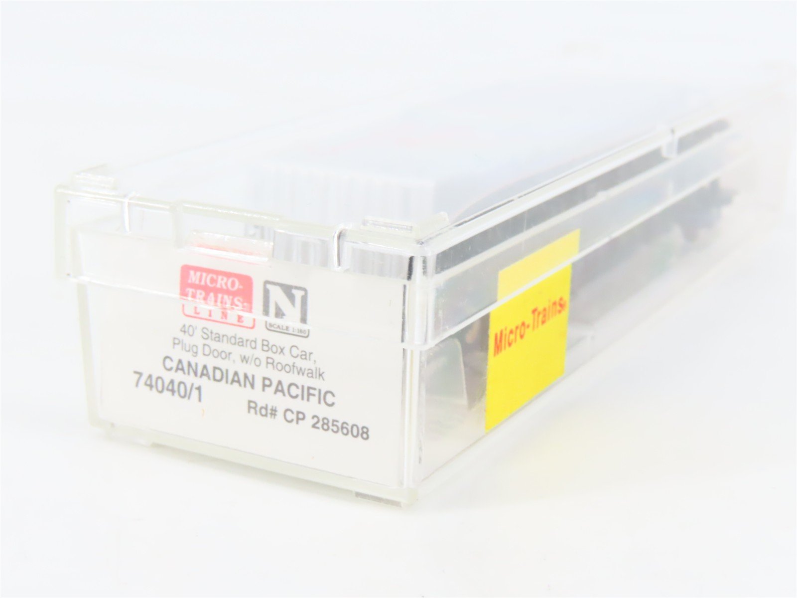N Micro-Trains MTL 74040/1 CP Canadian Pacific 40' Plug Door Box Car #285608