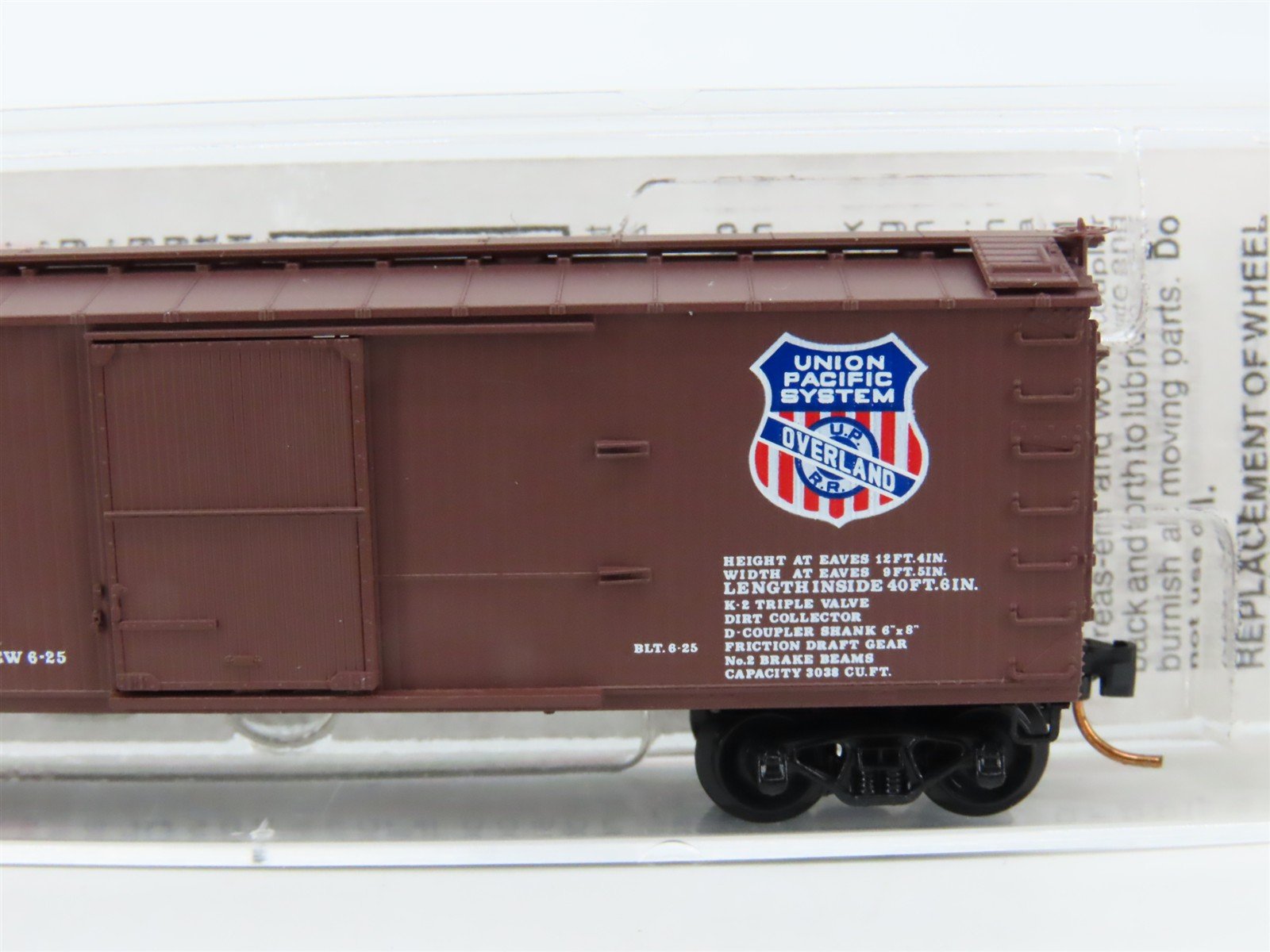 N Scale Micro-Trains MTL 39210 UP Union Pacific 40' Single Door Box Car #100744