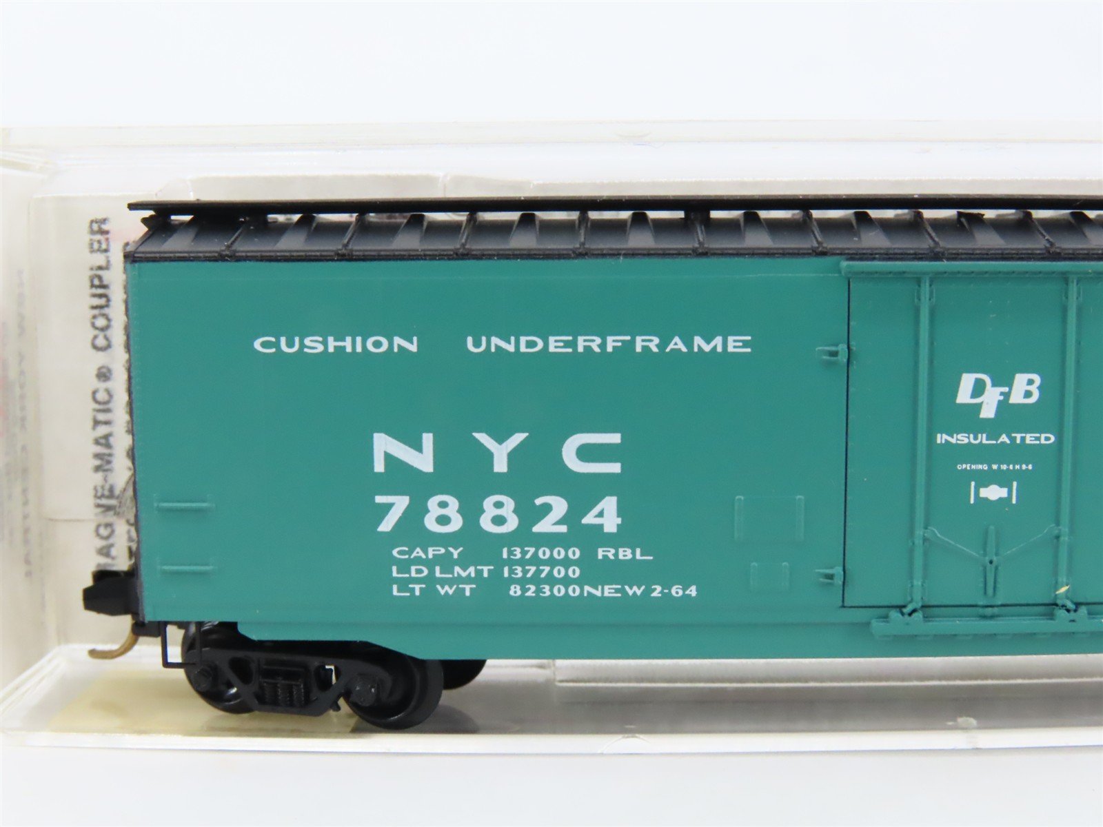 N Scale Micro-Trains MTL 32250 NYC New York Central 50' Plug Door Box Car #78824