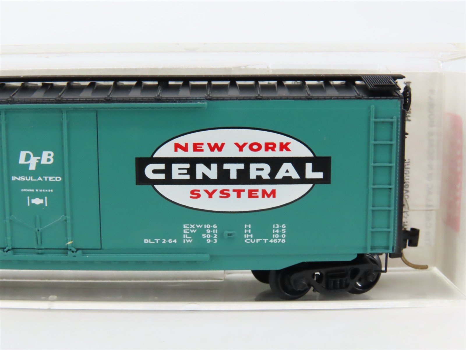 N Scale Micro-Trains MTL 32250 NYC New York Central 50' Plug Door Box Car #78824