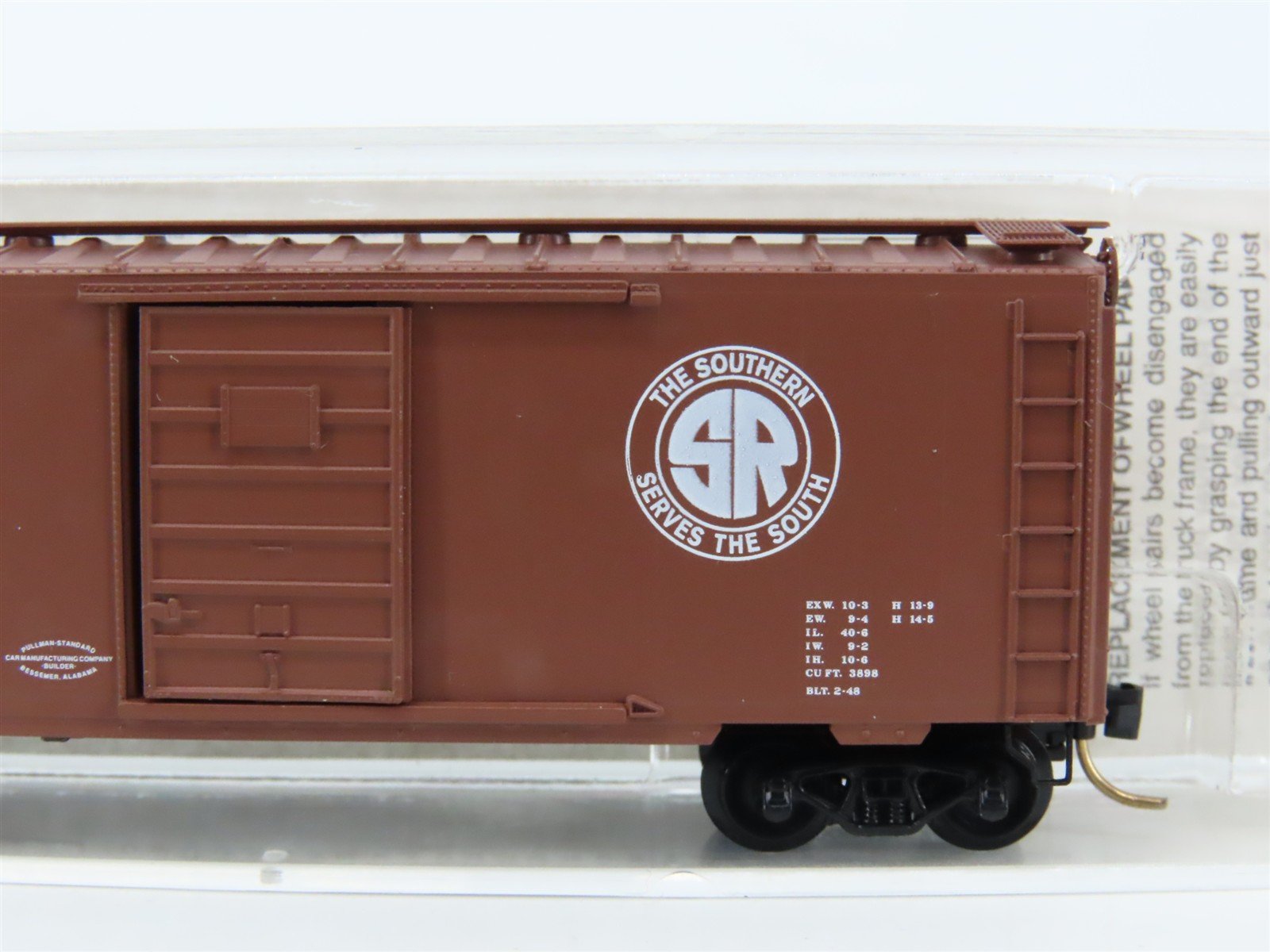 N Micro-Trains MTL 20062 SOU Southern Railway 40' Single Door Box Car #23489