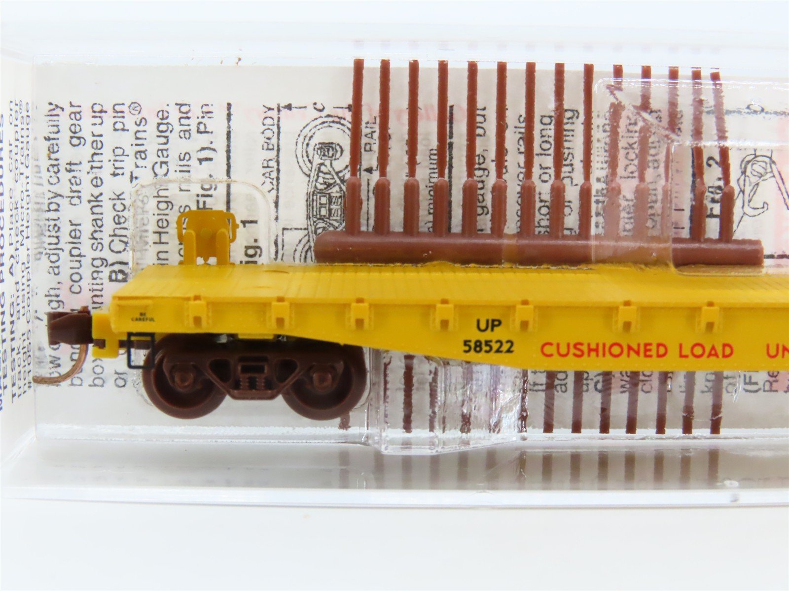 N Scale Micro-Trains MTL 45070 UP Union Pacific Railroad 50' Flat Car #58522