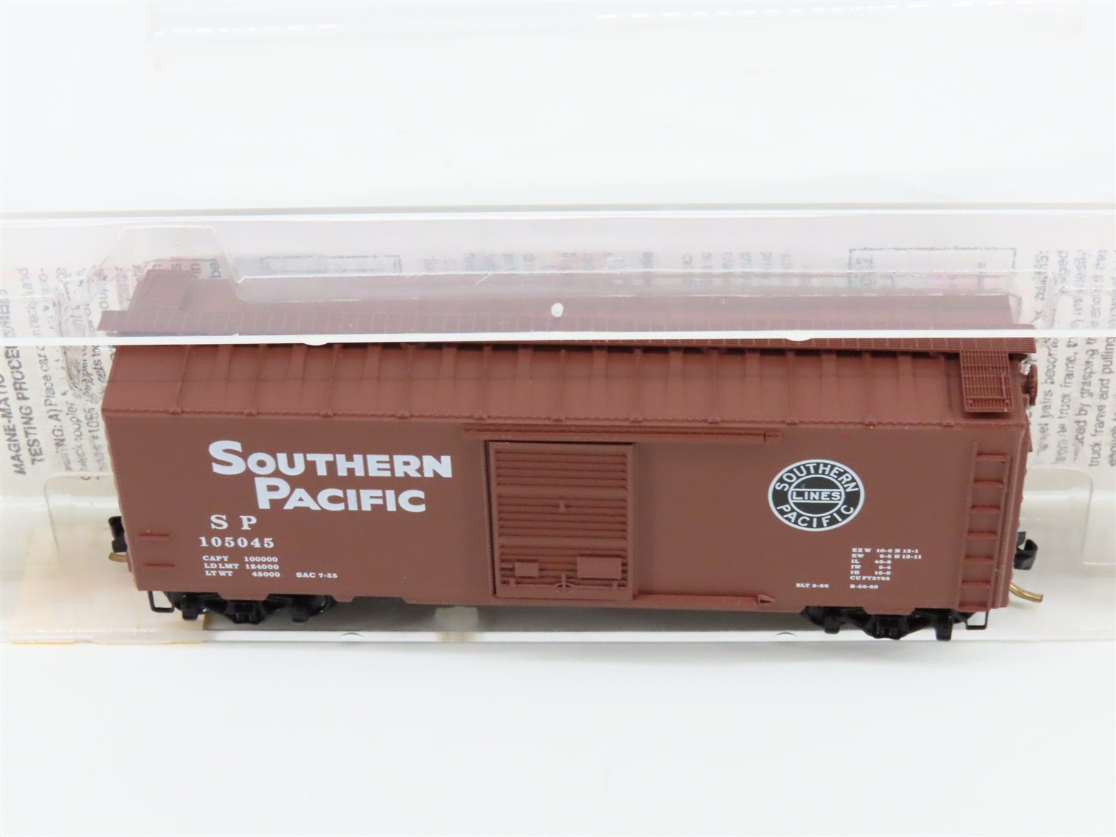 N Micro-Trains MTL 20080 SP Southern Pacific 40' Single Door Box Car #105045