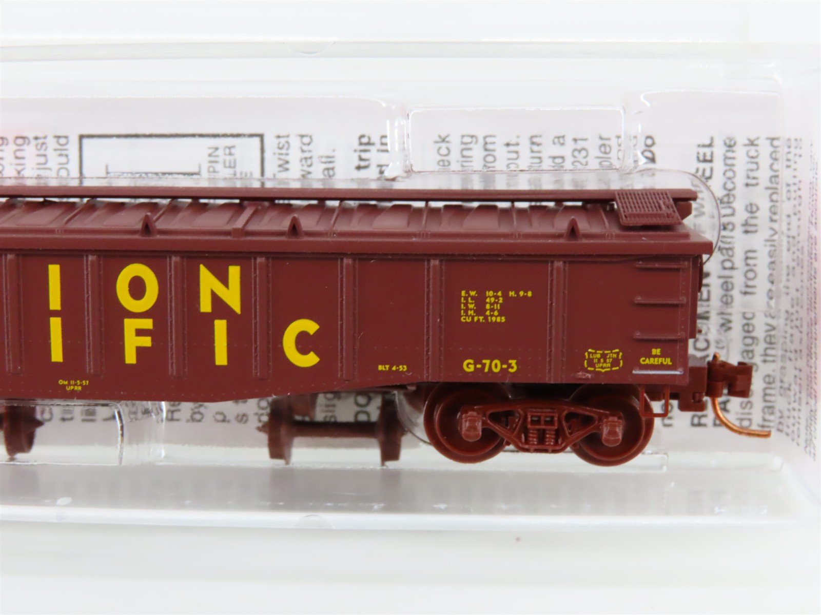 N Scale Micro-Trains MTL 10600020 UP Union Pacific Railroad 50' Gondola #229609