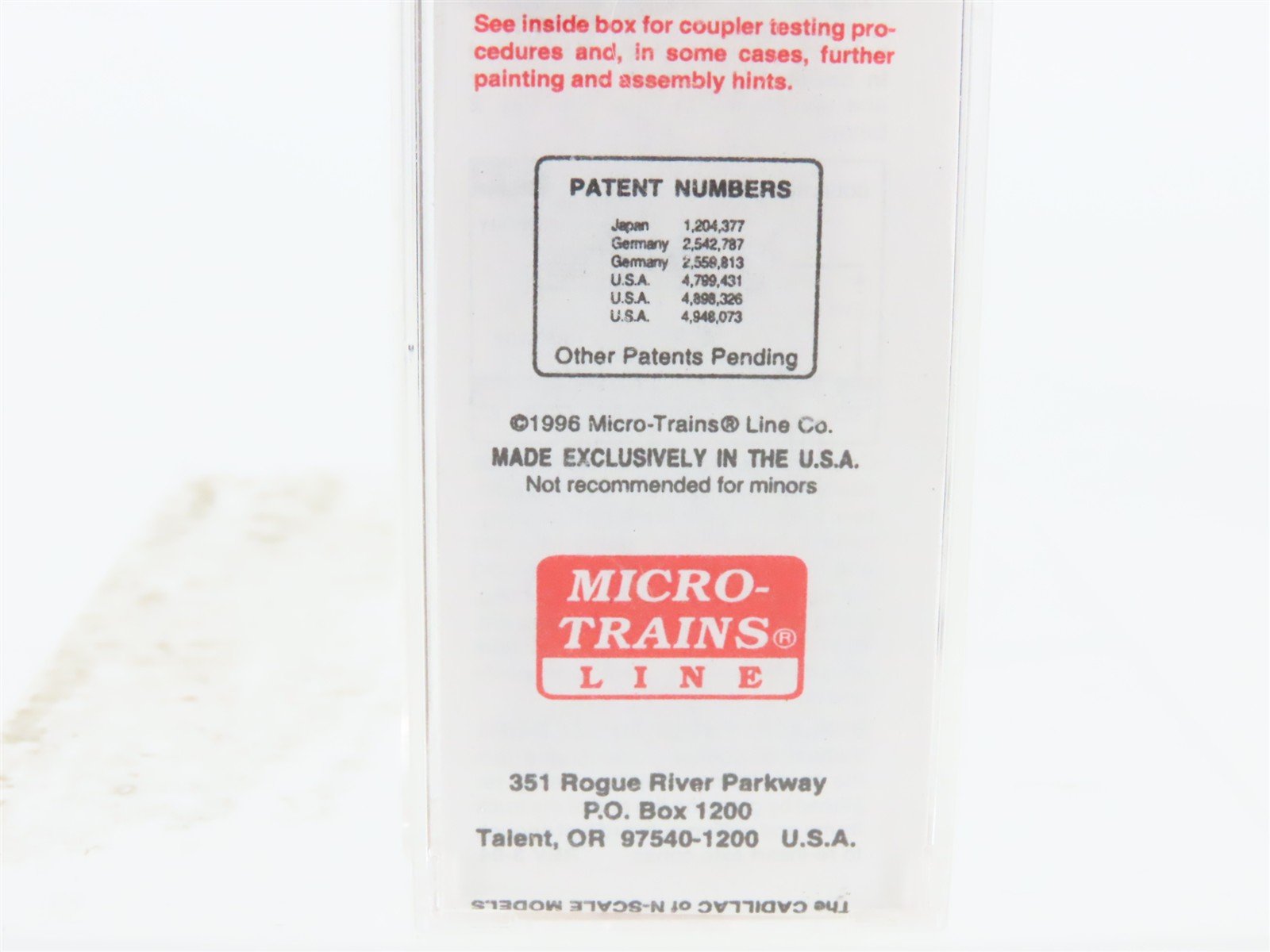 N Scale Micro-Trains MTL 32050/1 SFRB Santa Fe 50' Plug Door Box Car #6153