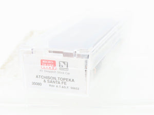 N Scale Micro-Trains MTL 35080 ATSF Santa Fe 40' Despatch Stock Car #50652