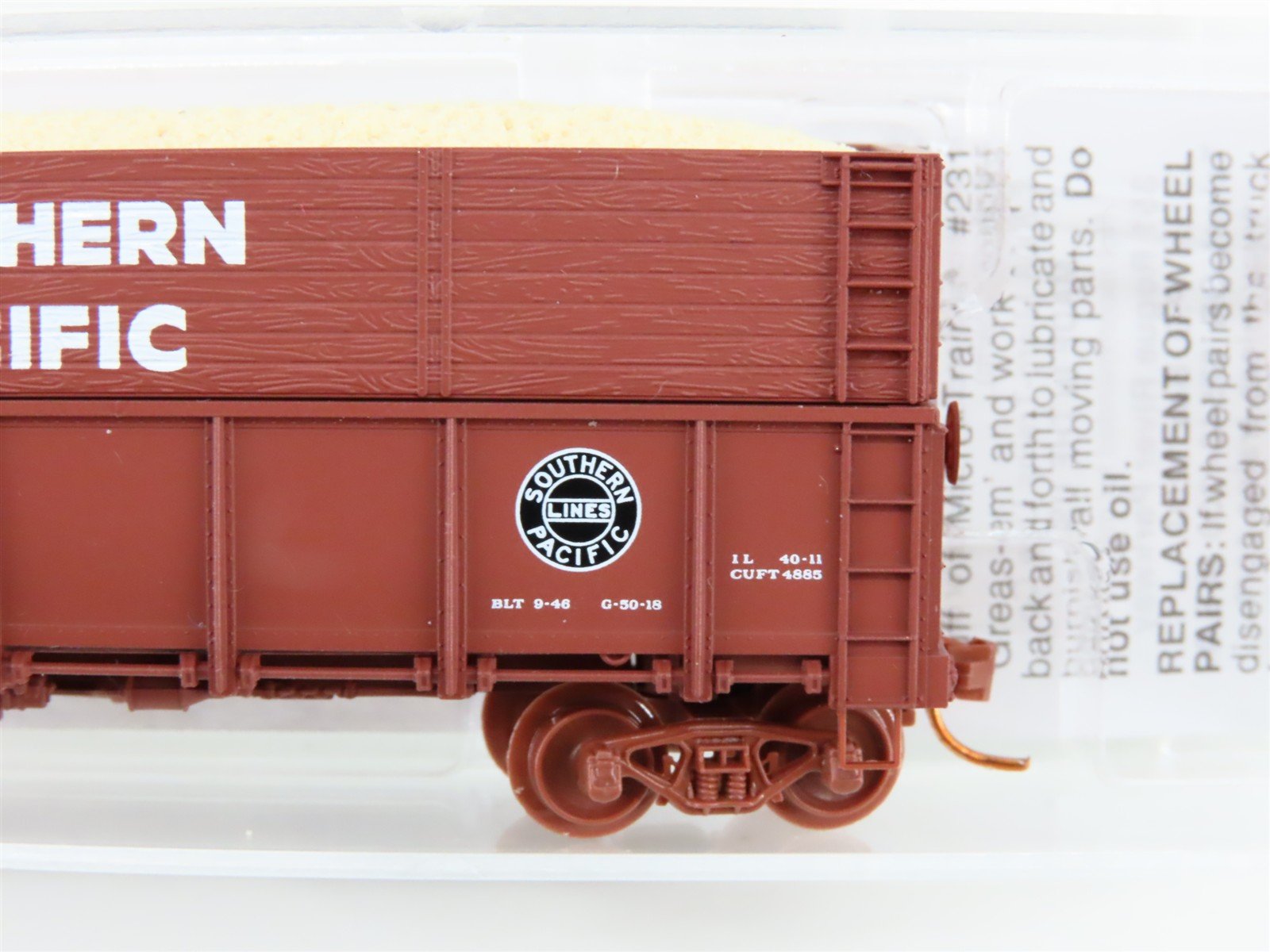 N Micro-Trains MTL 08400021 SP Southern Pacific 40' Woodchip Gondola #352005