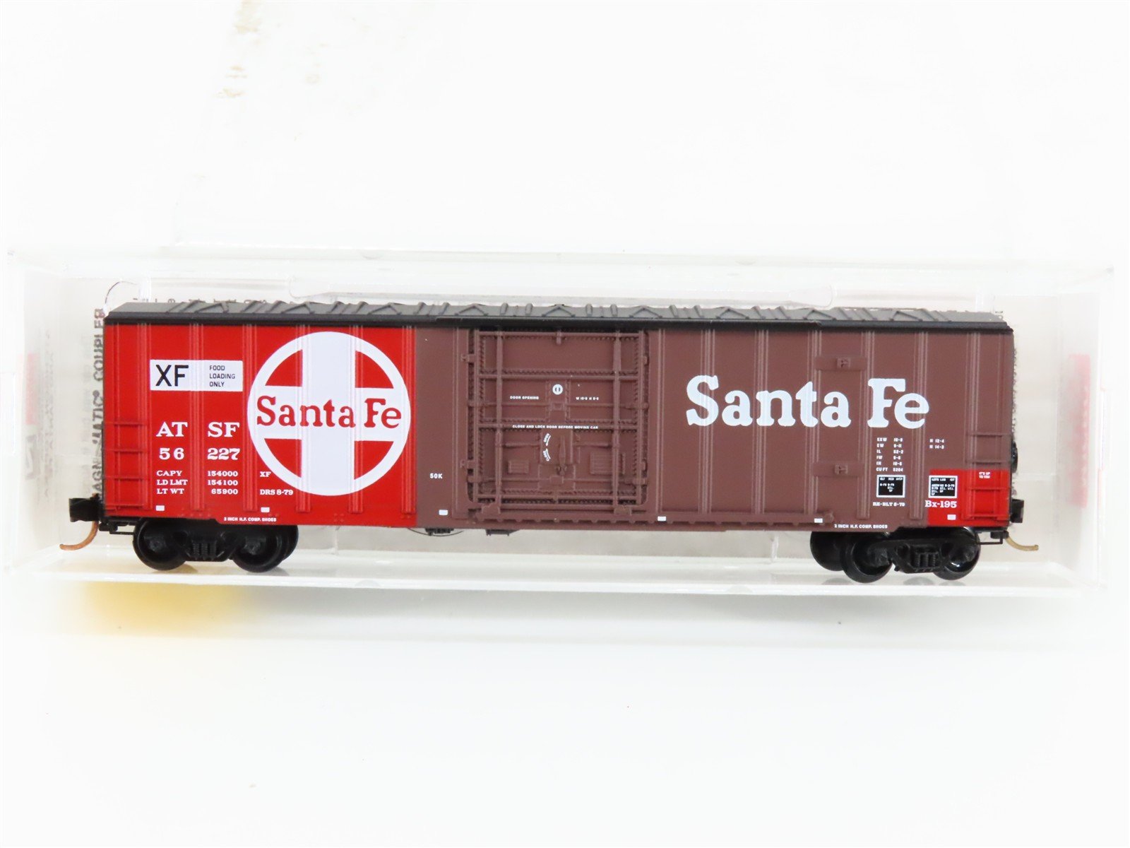 N Scale Micro-Trains MTL 27270 ATSF Santa Fe 50' Plug Door Box Car #56227