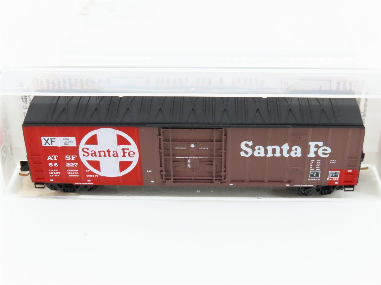 N Scale Micro-Trains MTL 27270 ATSF Santa Fe 50' Plug Door Box Car #56227