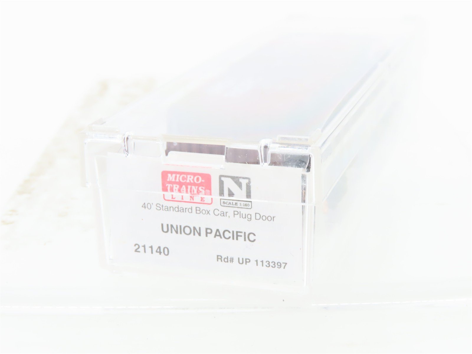 N Scale Micro-Trains MTL 21140 UP Union Pacific 40' Plug Door Box Car #113397