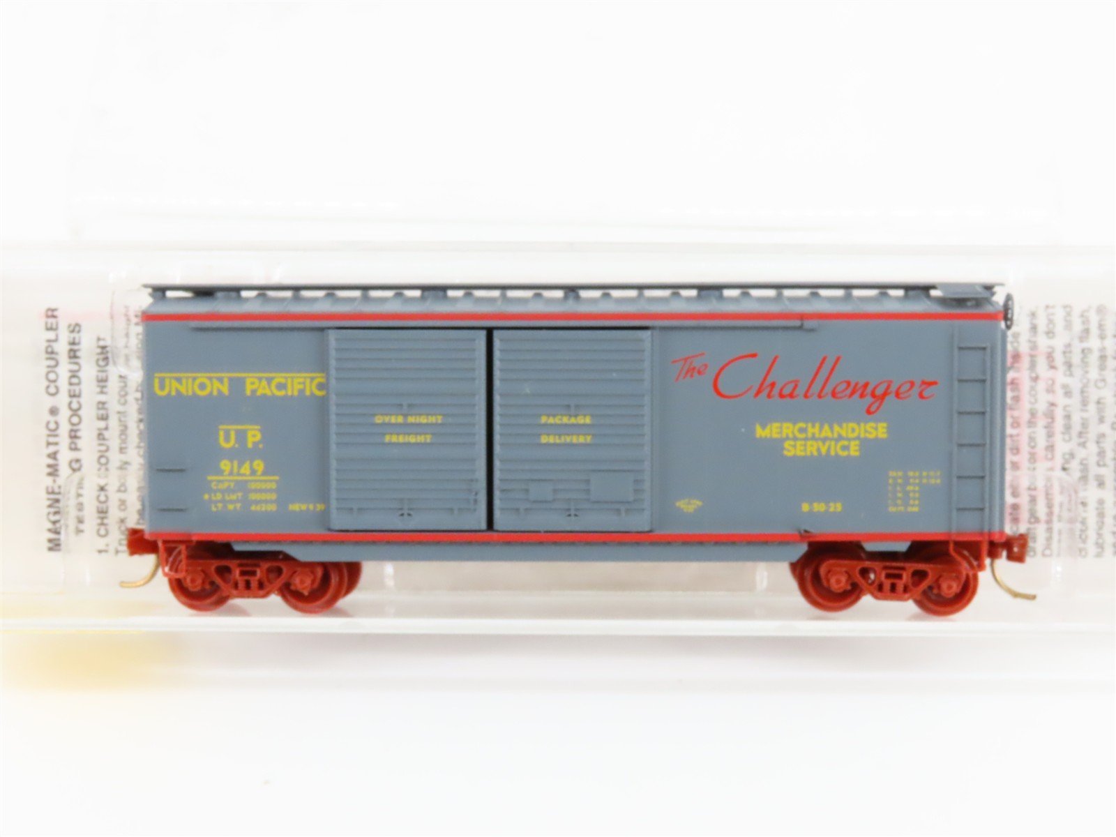 N Scale Micro-Trains MTL 23230 UP Union Pacific Challenger 40' Box Car #9149