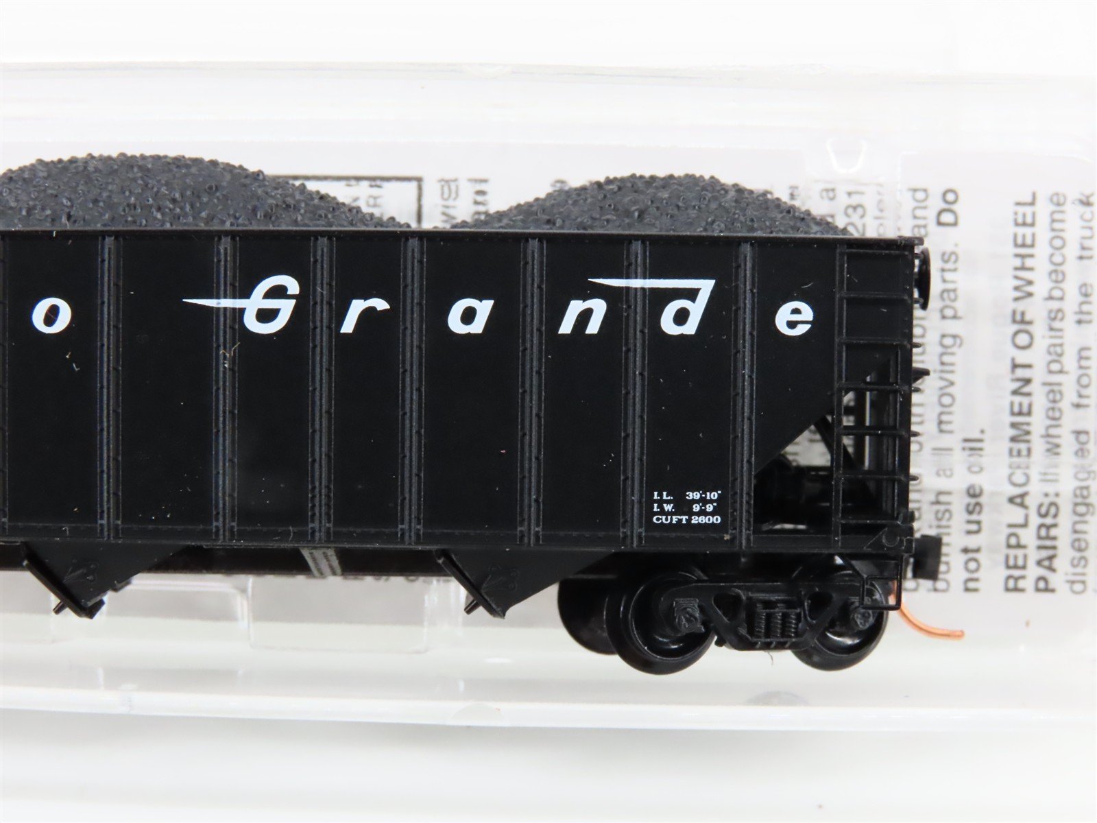 N Scale Micro-Trains MTL 108060 D&RGW Rio Grande 3-Bay Open Hopper #14689