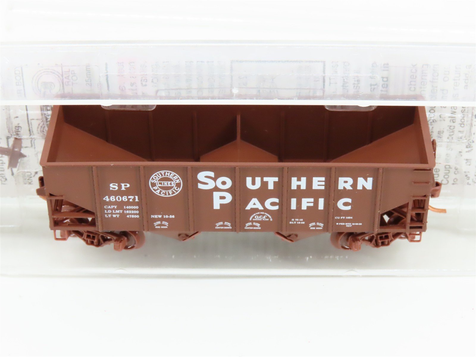 N Scale Micro-Trains MTL 56340 SP Southern Pacific 33' 2-Bay Open Hopper #460671