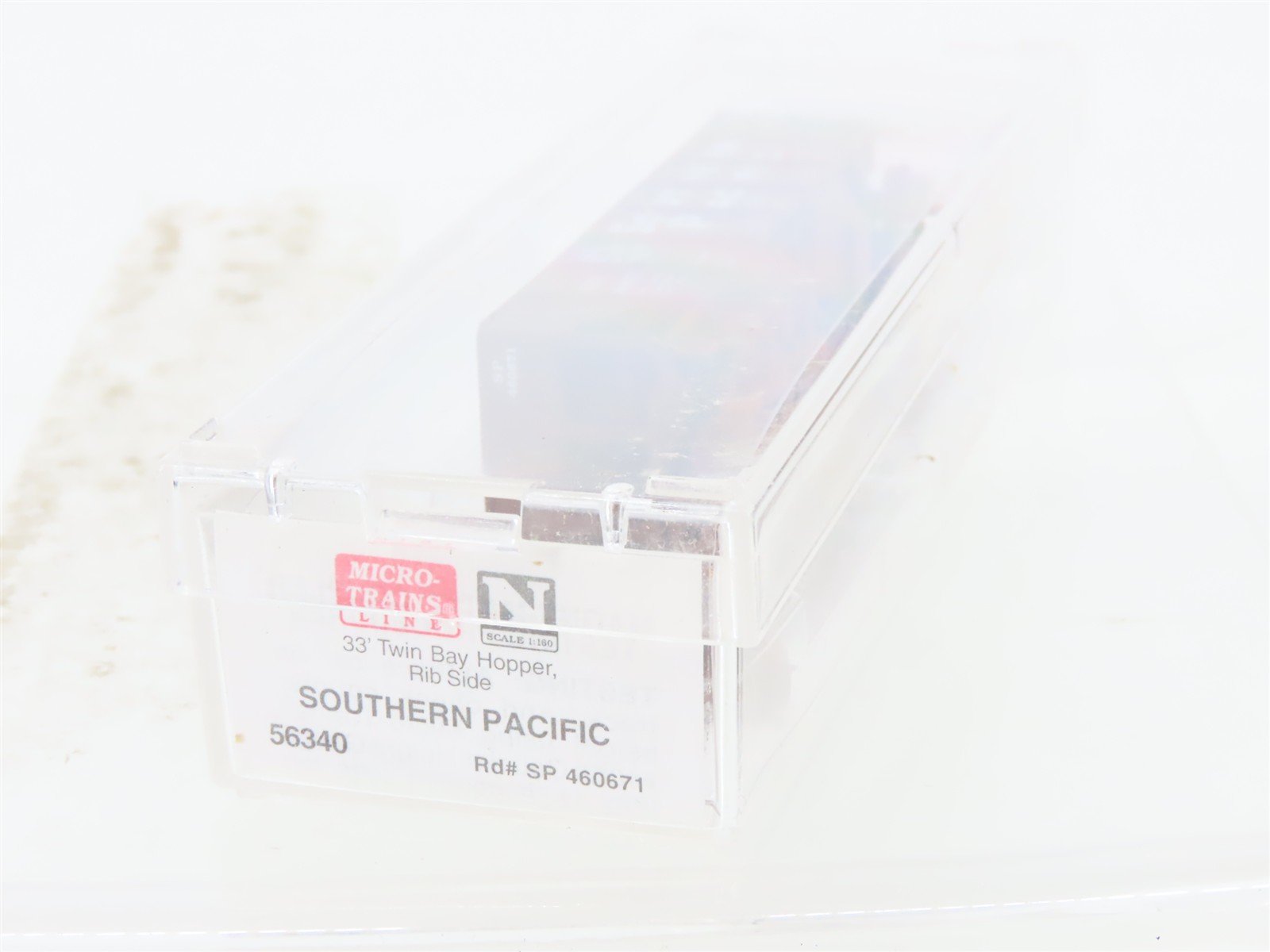 N Scale Micro-Trains MTL 56340 SP Southern Pacific 33' 2-Bay Open Hopper #460671