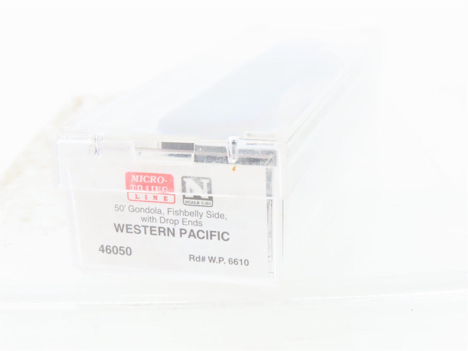 N Scale Micro-Trains MTL 46050 WP Western Pacific Railroad 50' Gondola #6610