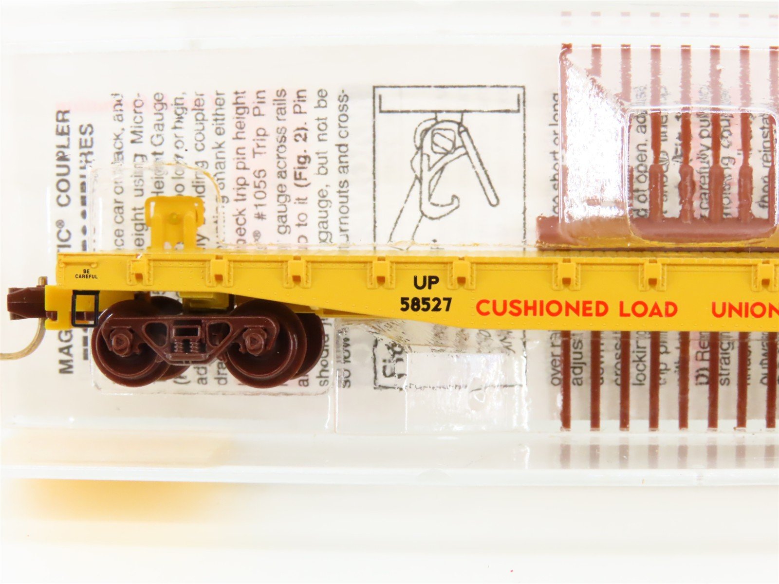 N Scale Micro-Trains MTL 45070 UP Union Pacific Railroad 50' Flat Car #58527
