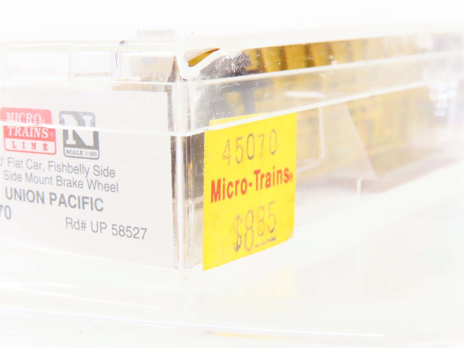 N Scale Micro-Trains MTL 45070 UP Union Pacific Railroad 50' Flat Car #58527