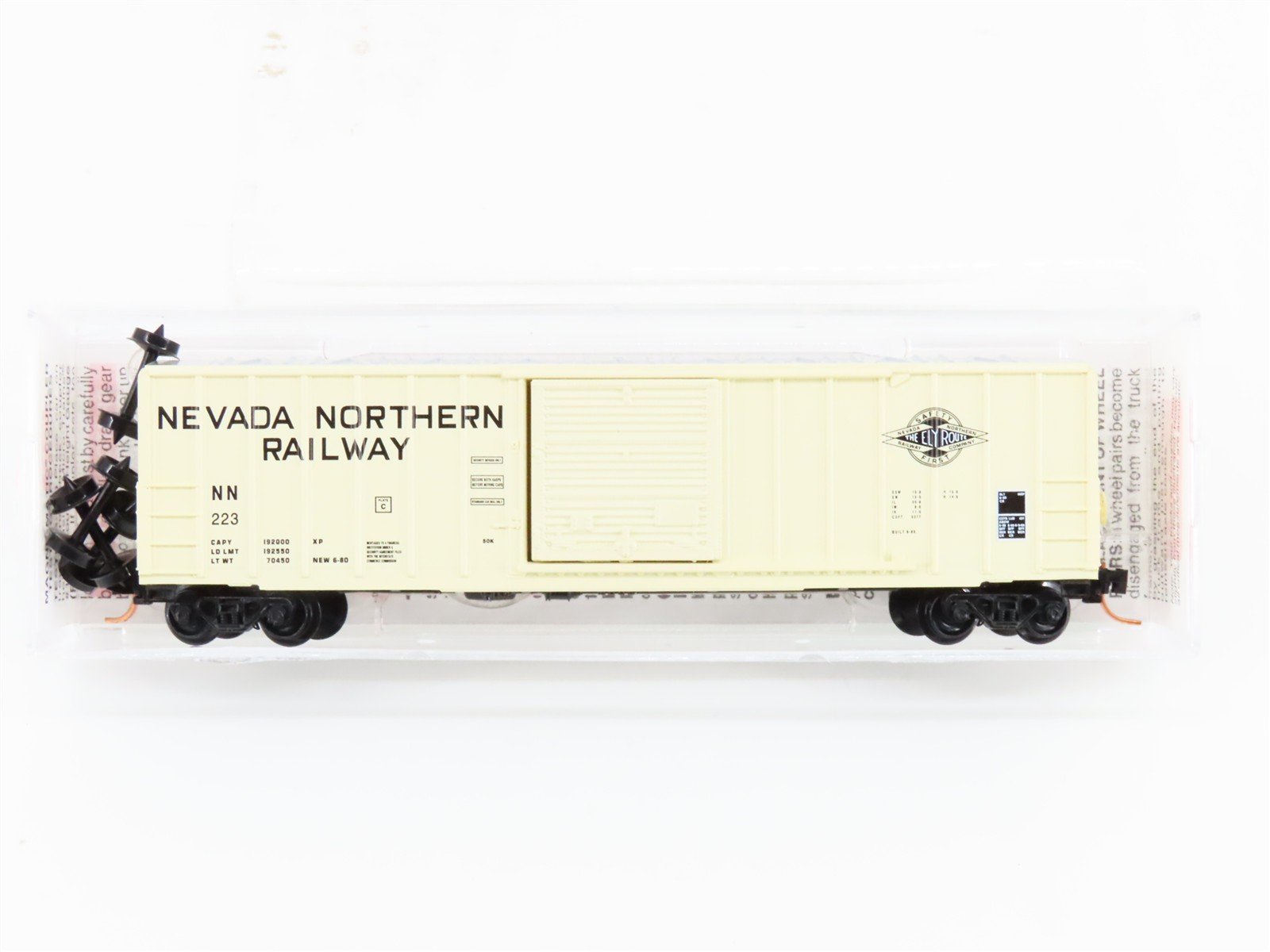 N Scale Micro-Trains MTL 25510 NN Nevada Northern 50' Single Door Box Car #223