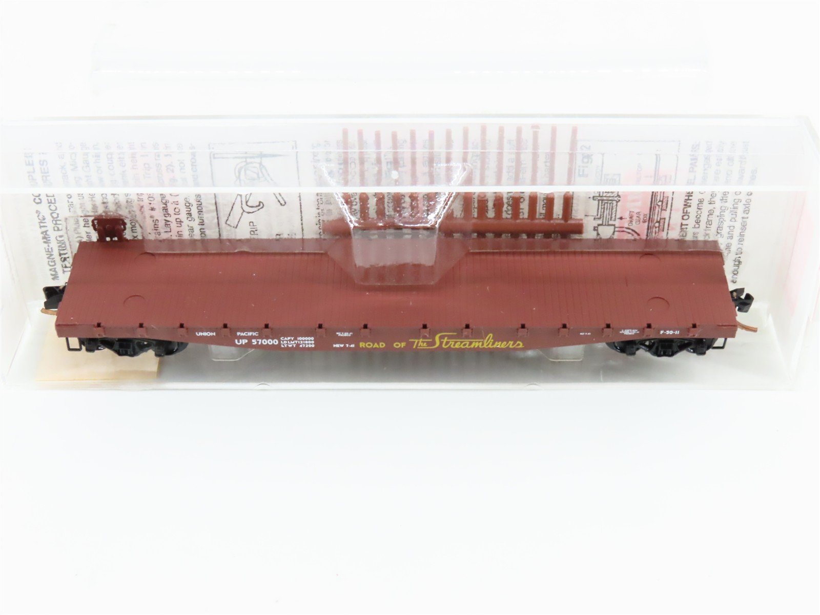 N Scale Micro-Trains MTL 45050 UP Union Pacific Railroad 50' Flat Car #57000