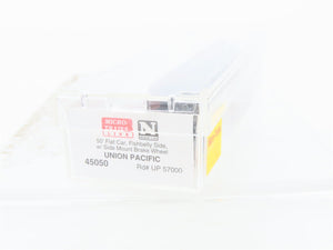 N Scale Micro-Trains MTL 45050 UP Union Pacific Railroad 50' Flat Car #57000