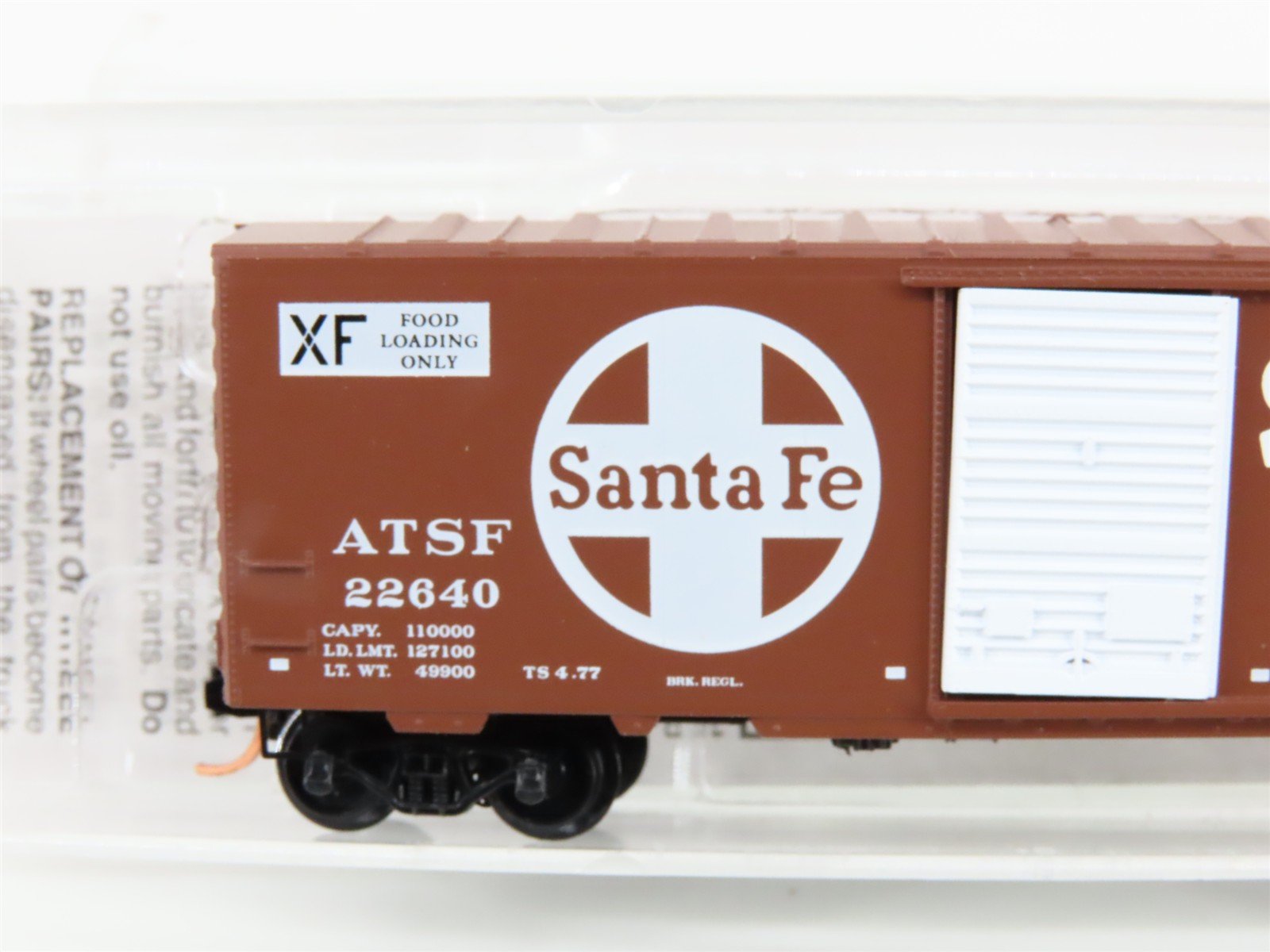 N Scale Micro-Trains MTL 73010 ATSF Santa Fe 40' Single Door Box Car #22640