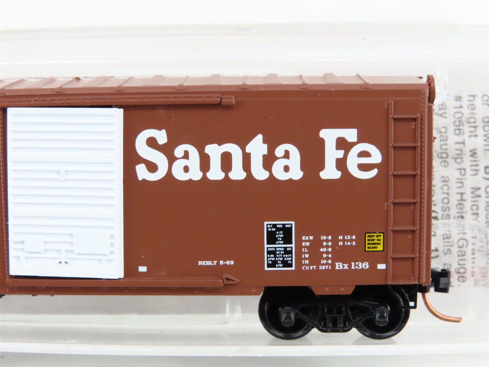 N Scale Micro-Trains MTL 73010 ATSF Santa Fe 40' Single Door Box Car #22640