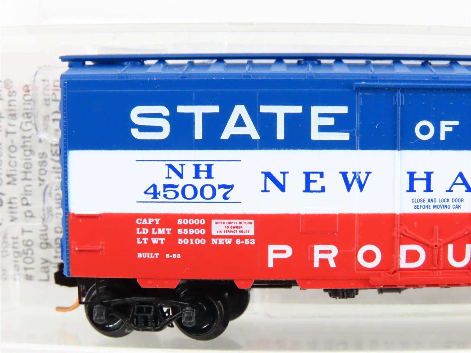 N Scale Micro-Trains MTL 21160 NH New Haven 40' Plug Door Box Car #45007