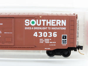 N Micro-Trains MTL 37030 SOU Southern Railway 50' Double Door Box Car #43036
