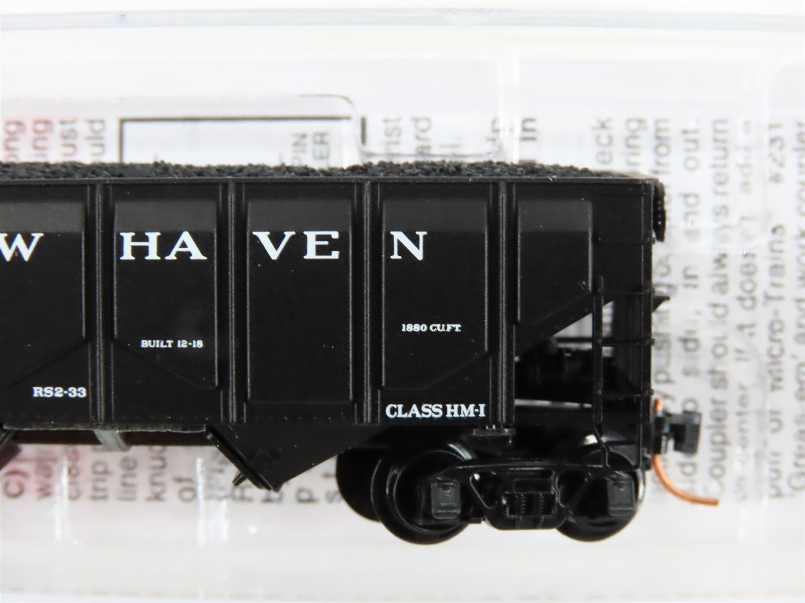 N Scale Micro-Trains MTL 08500030 NH New Haven 33' 2-Bay Open Hopper #121300