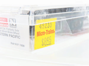 N Scale Micro-Trains MTL 45230 WP Western Pacific Railroad 50' Flat Car #1908