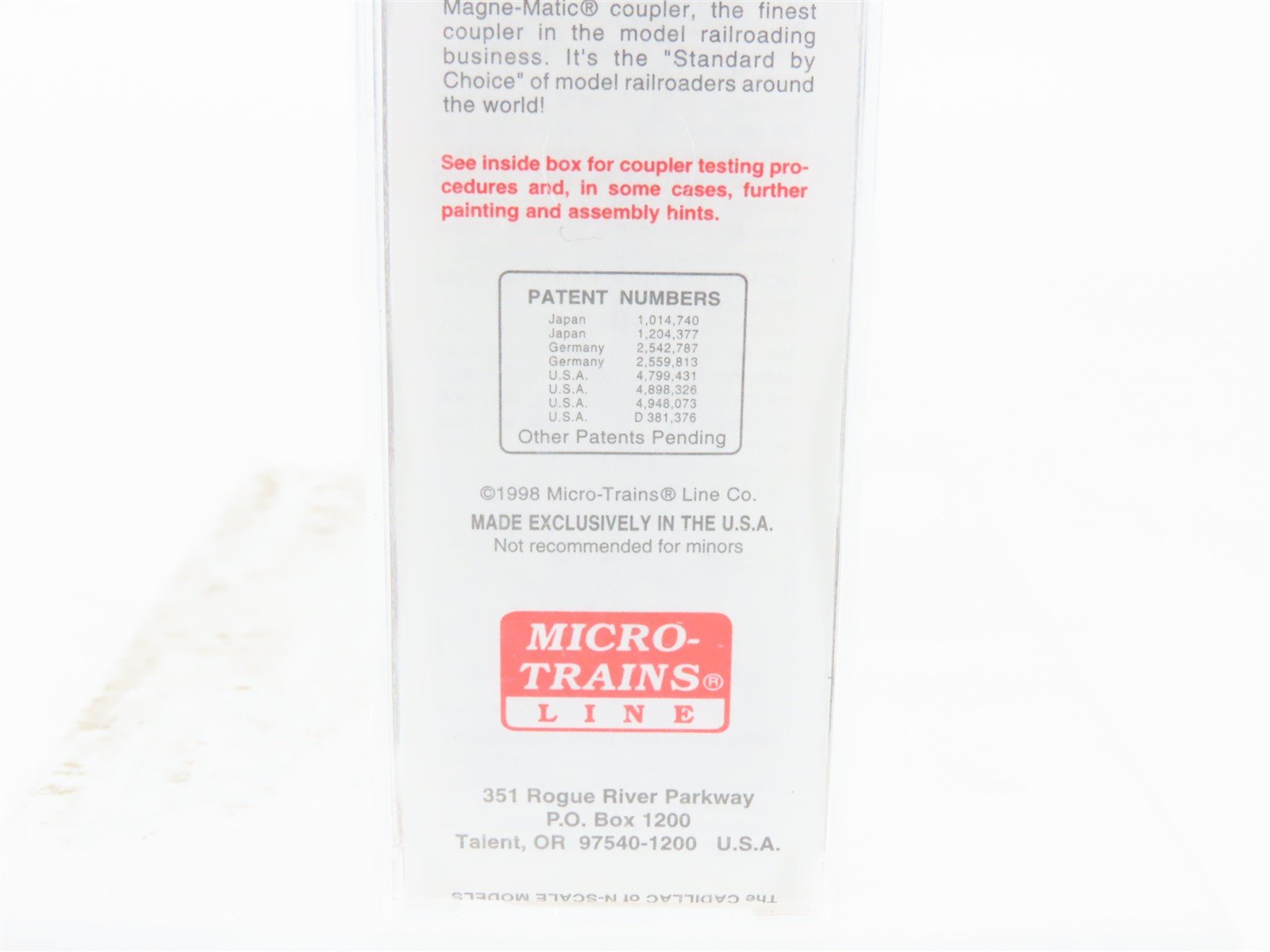 N Scale Micro-Trains MTL 93050 WP Western Pacific Feather 3-Bay Hopper #11832
