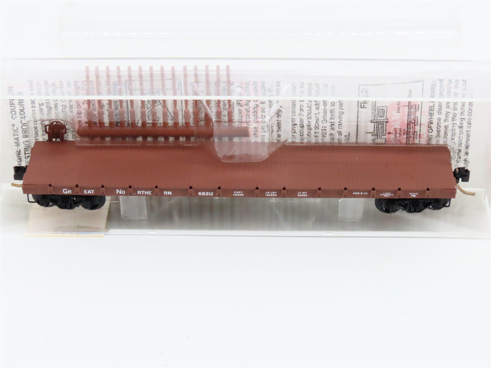 N Scale Micro-Trains MTL 44010 GN Great Northern Railway 50' Flat Car #66212
