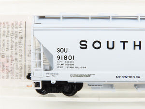 N Scale Micro-Trains MTL 92120 SOU Southern Railway 2-Bay Covered Hopper #91801