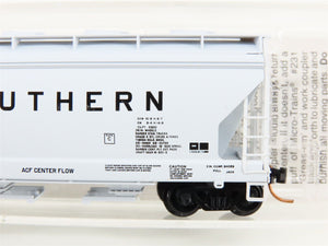 N Scale Micro-Trains MTL 92120 SOU Southern Railway 2-Bay Covered Hopper #91801