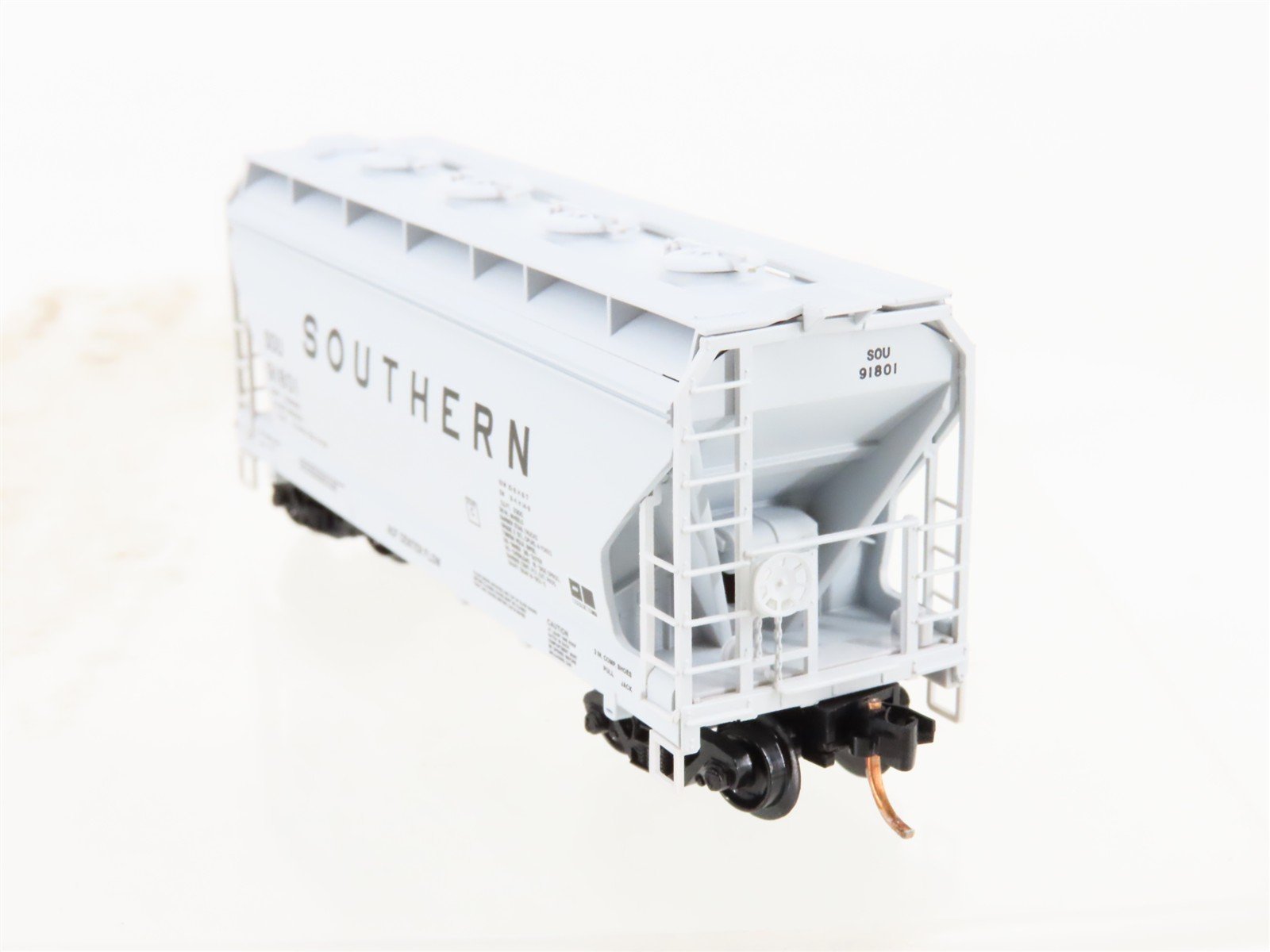 N Scale Micro-Trains MTL 92120 SOU Southern Railway 2-Bay Covered Hopper #91801