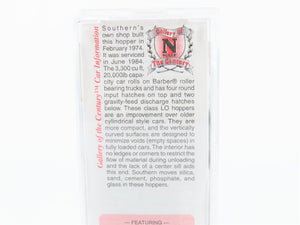 N Scale Micro-Trains MTL 92120 SOU Southern Railway 2-Bay Covered Hopper #91801