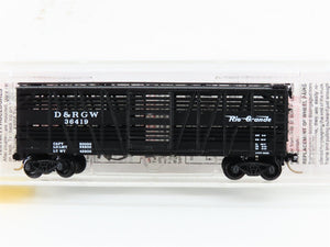N Scale Micro-Trains MTL 35090 D&RGW Rio Grande 40' Despatch Stock Car #36419
