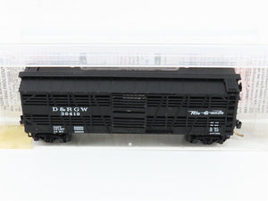 N Scale Micro-Trains MTL 35090 D&RGW Rio Grande 40' Despatch Stock Car #36419