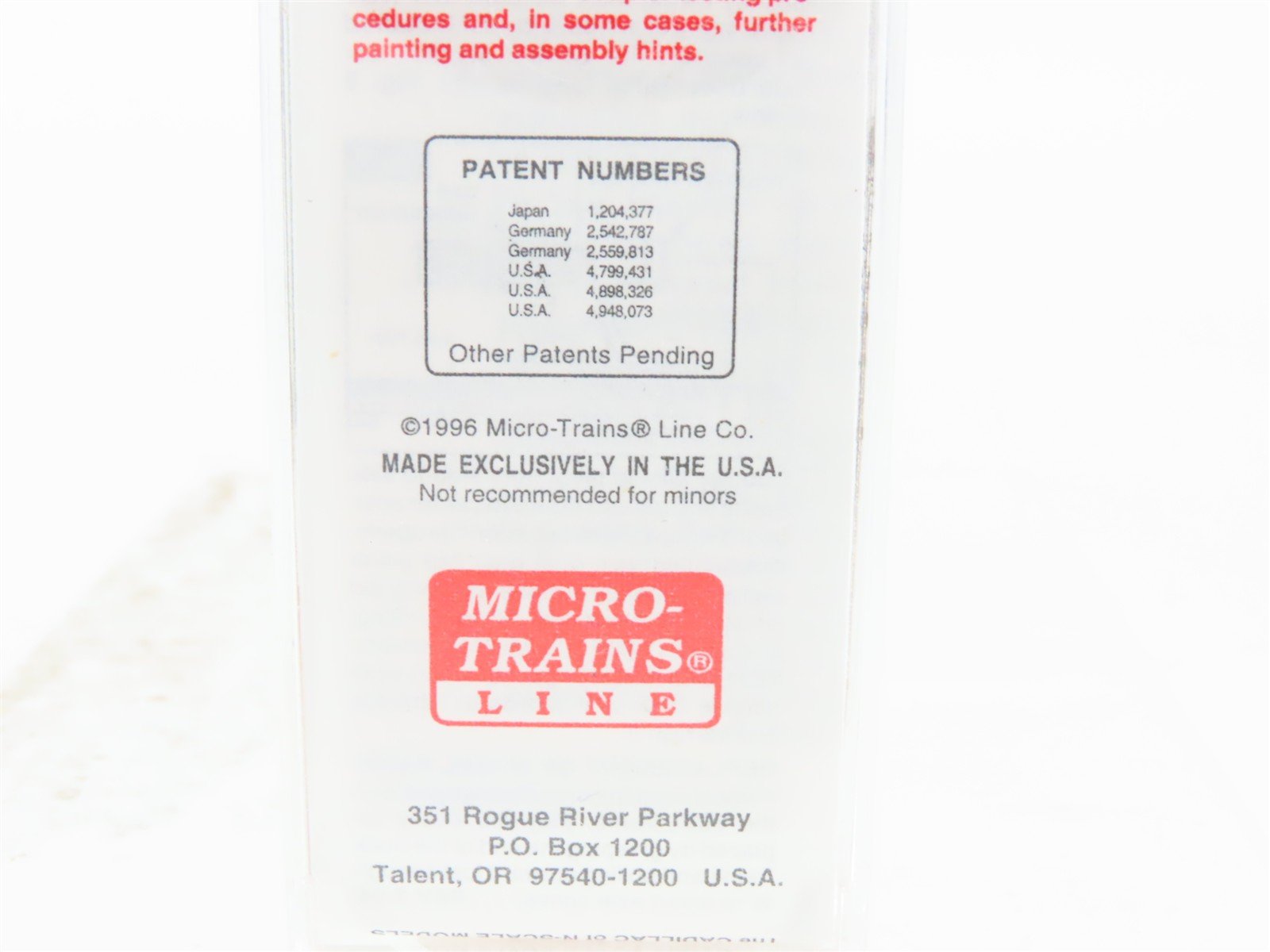 N Scale Micro-Trains MTL 100040 MKT Missouri Kansas Texas 36' Caboose #12
