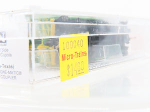 N Scale Micro-Trains MTL 100040 MKT Missouri Kansas Texas 36' Caboose #12