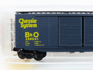N Micro-Trains MTL 34010 B&O Chessie System 50' Double Door Box Car #288041