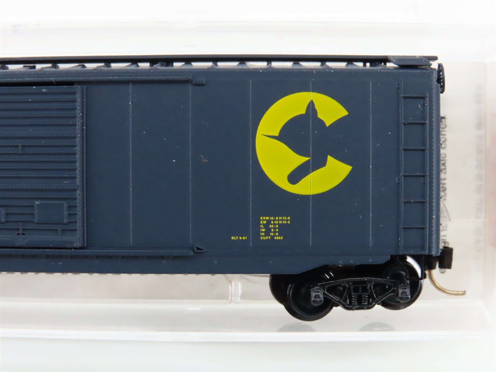 N Micro-Trains MTL 34010 B&O Chessie System 50' Double Door Box Car #288041