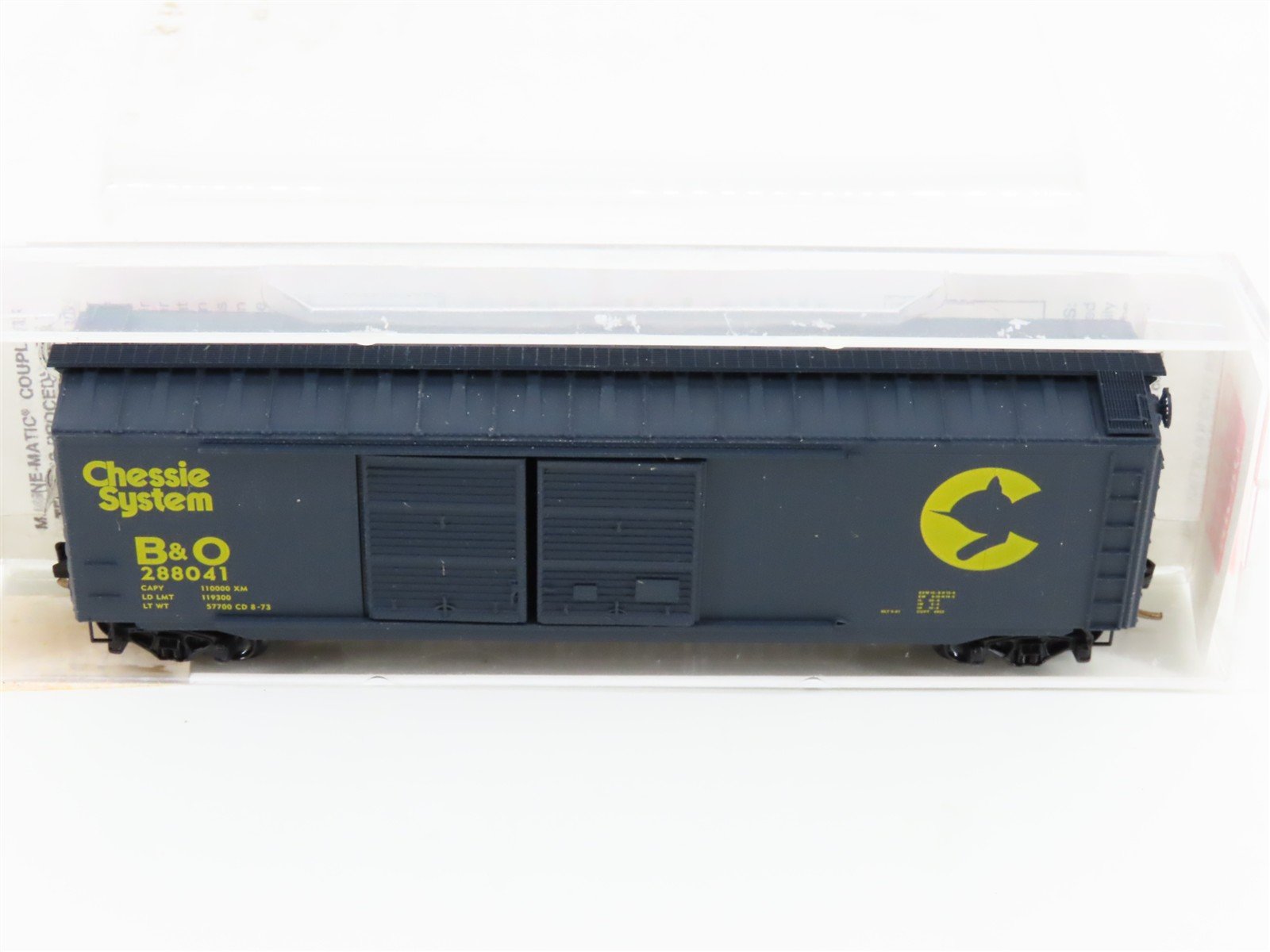 N Micro-Trains MTL 34010 B&O Chessie System 50' Double Door Box Car #288041