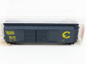 N Micro-Trains MTL 34010 B&O Chessie System 50' Double Door Box Car #288041