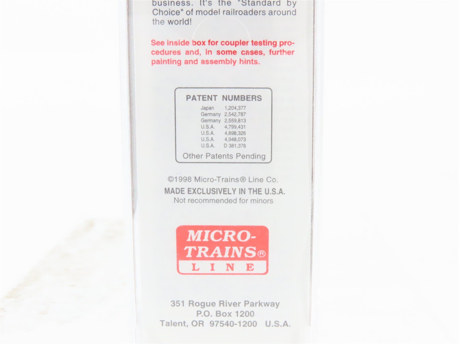 N Micro-Trains MTL 34010 B&O Chessie System 50' Double Door Box Car #288041